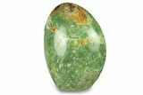 Free-Standing, Polished Green Chrysoprase - Madagascar #293425-1